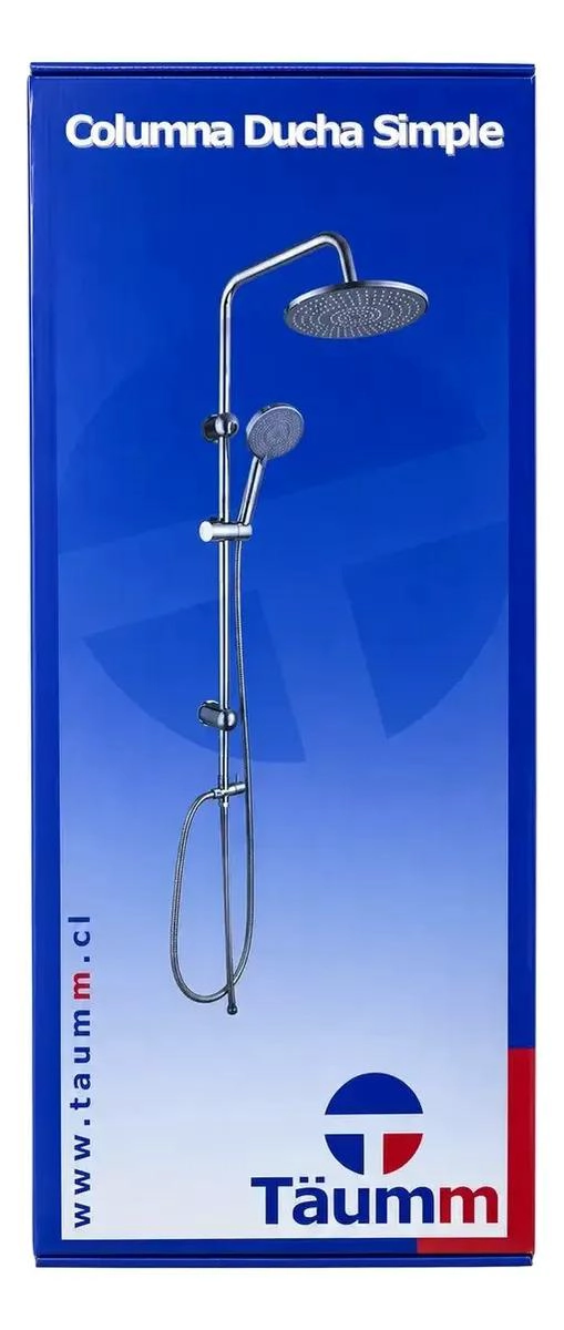 COLUMNA DE DUCHA SIMPLE DE ACERO INOXIDABLE TAUMM - 3