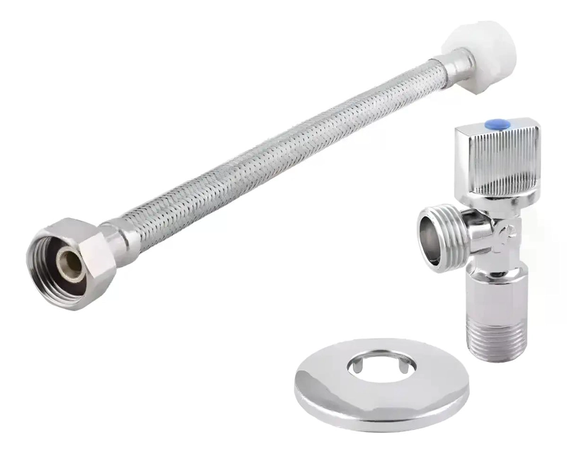 KIT FLEXIBLE LLAVE ANGULAR 1/2 X 15/16 X 35CM TAUMM - 6