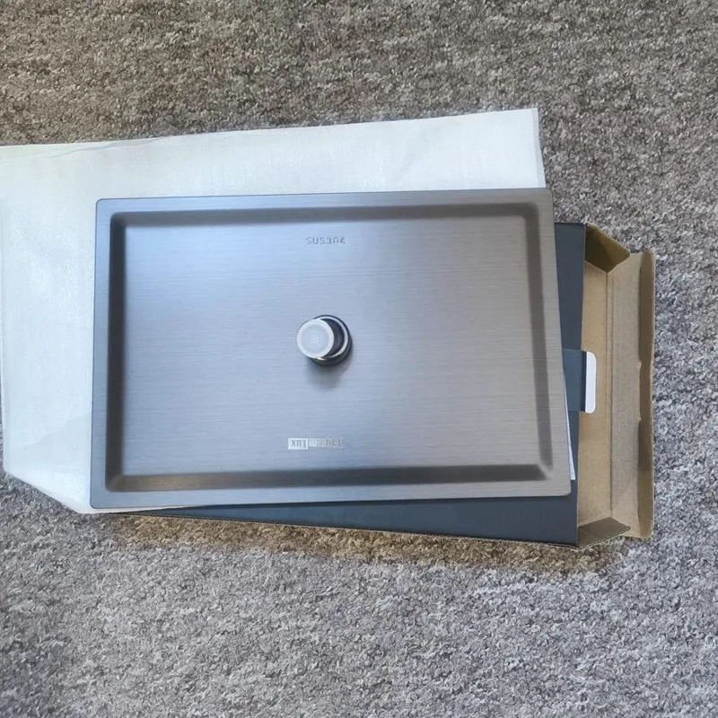 PLATO DUCHA RECTANGULAR 20X30 CM KASSEL TAUMM DELUXE PREMIUM GRIS OSCURO - 6