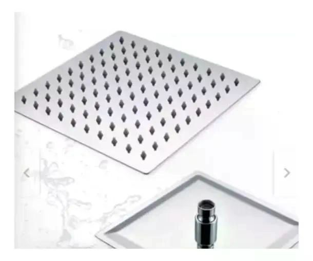 PLATO PARA DUCHA CUADRADO 25 CM MODERN TAUMM ACERO INOXIDABL GRIS - 2