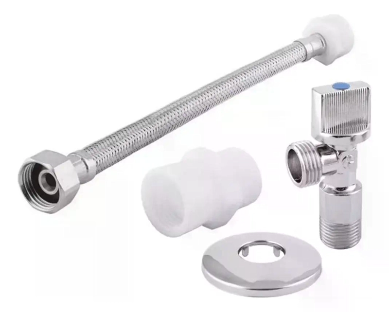KIT FLEXIBLE HE-HI 1/2 X 15/16 X 25CM TAUMM C/ LLAVE ANGULAR - 1