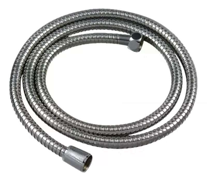 FLEXIBLE DUCHA 1,6 METROS DE LARGO SWERTT TAUMM ACERO INOX ACERO INOXIDABLE PULIDO - 1