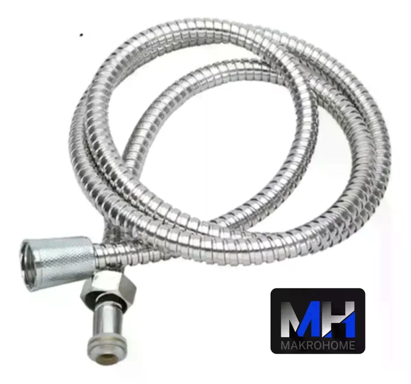 FLEXIBLE DUCHA 1,6 METROS DE LARGO SWERTT TAUMM ACERO INOX ACERO INOXIDABLE PULIDO - 3