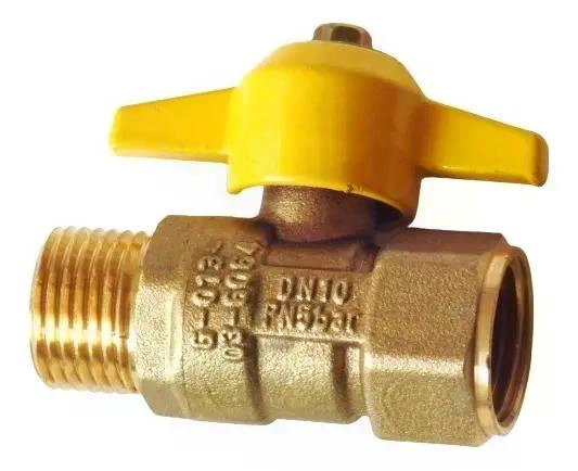 LLAVE PASO PARA GAS HI-HE 1/2 - CERTIFICADA - TAUMM - 1