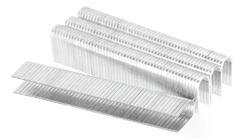 GRAMPAS U P/ ENGRAMPADORA 10MM X 1000 PCS INGCO STS0412 COLOR PLATEADO - 1