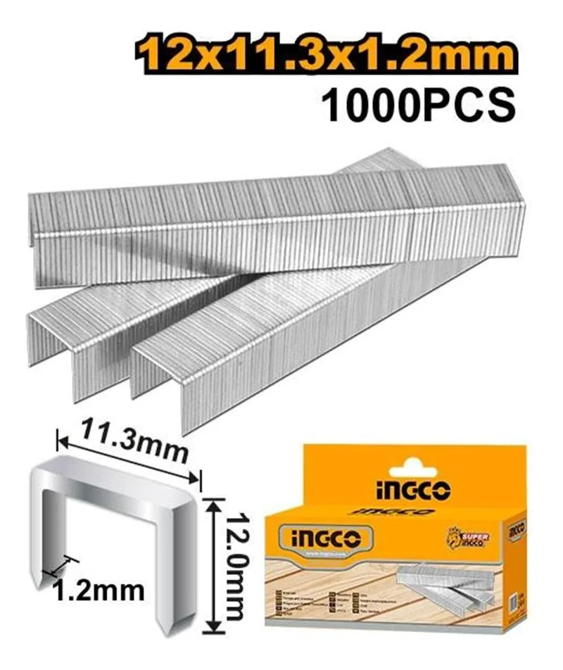 GRAPAS GRAMPAS 12X1.2MM 1000 UND PARA HSG1403 INGCO STS0108 PLATEADO - 4