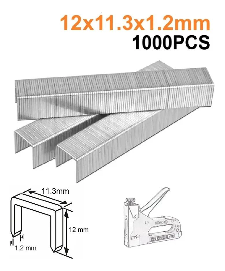GRAPAS GRAMPAS 12X1.2MM 1000 UND PARA HSG1403 INGCO STS0108 PLATEADO - 5