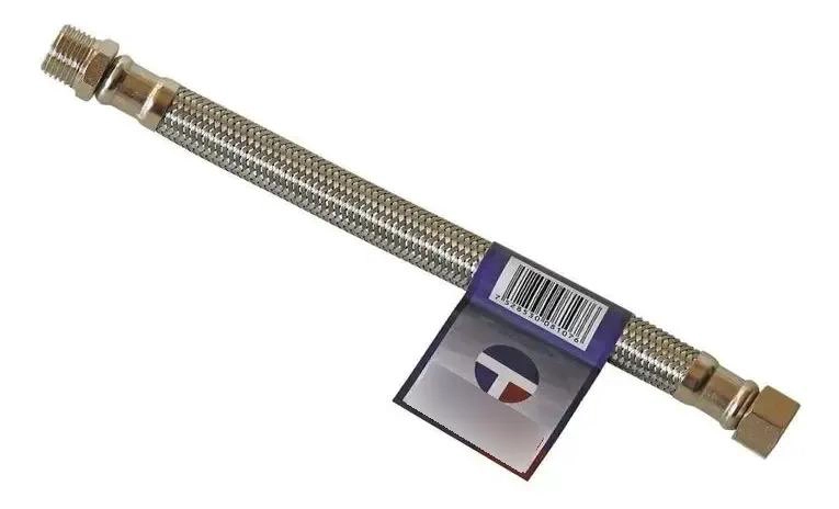 FLEXIBLE AGUA HE-HI 1/2 40 CM TAUMM ACERO INOXIDABLE 350 PSI - 2