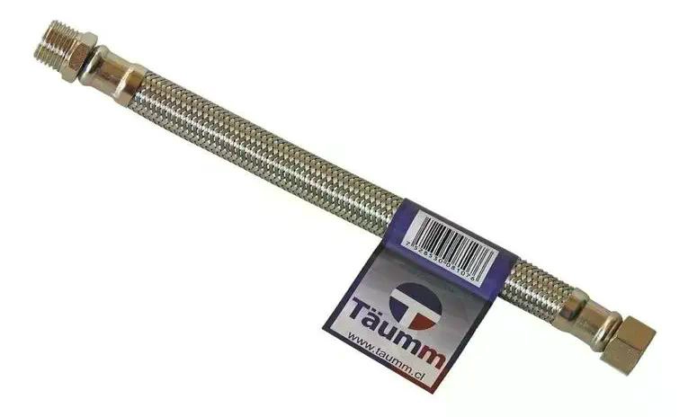 FLEXIBLE AGUA HE-HI 1/2 30 CM TAUMM ACERO INOXIDABLE 350 PSI - 2
