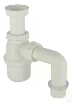 SIFON 1.1/4 PLASTICO CON CODO SALIDA TAUMM BLANCO - 3