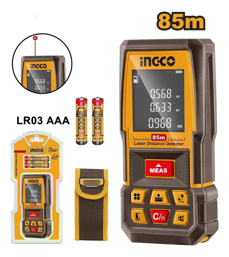 MEDIDOR DE DISTANCIA LASER 85M INGCO HLDD07085 - 2