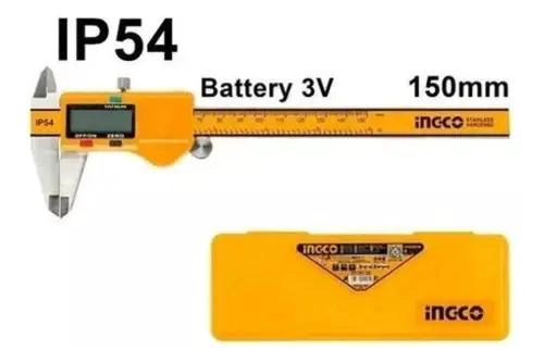 PIE DE METRO CALIBRADOR DIGITAL 150MM INGCO IP54 HDCD28150 - 2