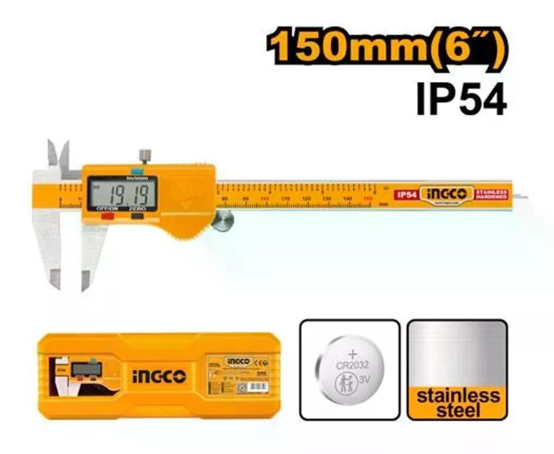 PIE DE METRO CALIBRADOR DIGITAL 150MM INGCO IP54 HDCD28150 - 8