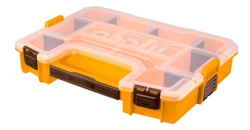 ORGANIZADOR DE PLASTICO INGCO CON DIVISIONES DE 15 PBX1511 NARANJA - 4