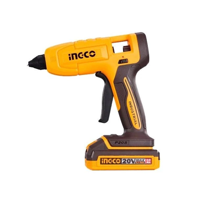 PISTOLA PARA SILICONA INALAMBRICA 17-20 GR/MIN 20V INGCO - 7