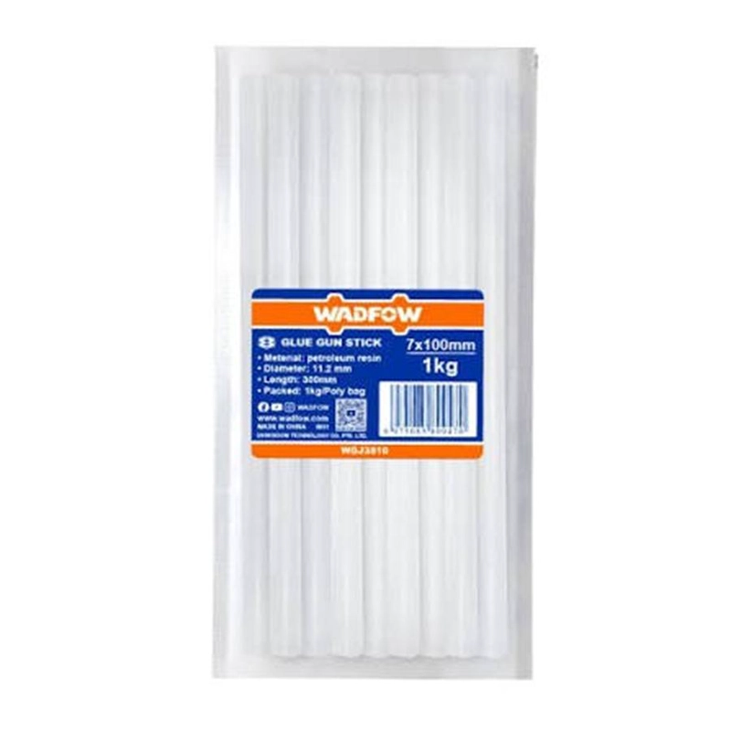 SET DE BARRAS DE SILICONA 1 KG 7X100 MM WADFOW WGJ3810 - 3