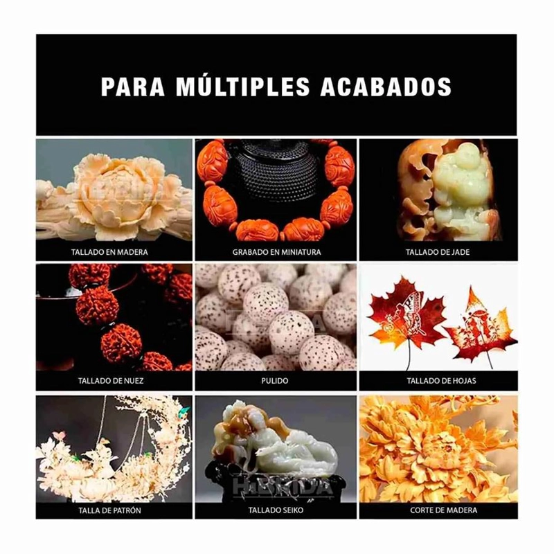 SET 420 PIEZAS  MINI TORNO MULTIFUNCIONAL INGCO  AKMG4208 - 6