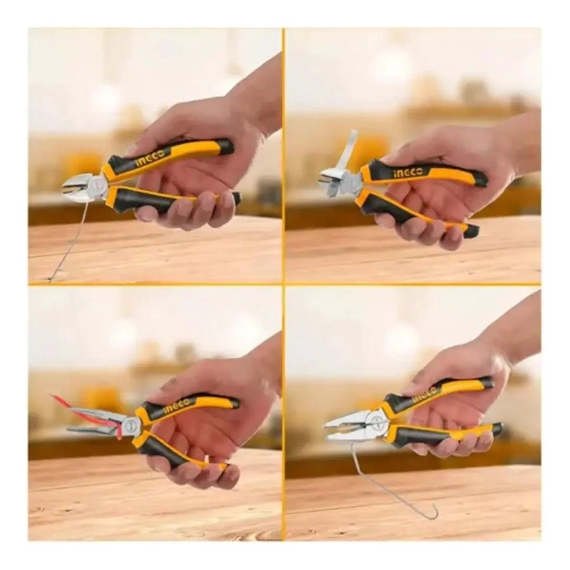 SET ALICATES 3 PIEZAS 160 MM /6 PULGADAS INGCO HKPS08318 - 4