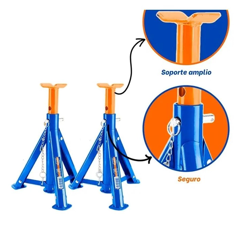 SET DE 2 BANQUILLOS  ELEVACION 2 TONELADAS WADFOW WHJ3502 - 5