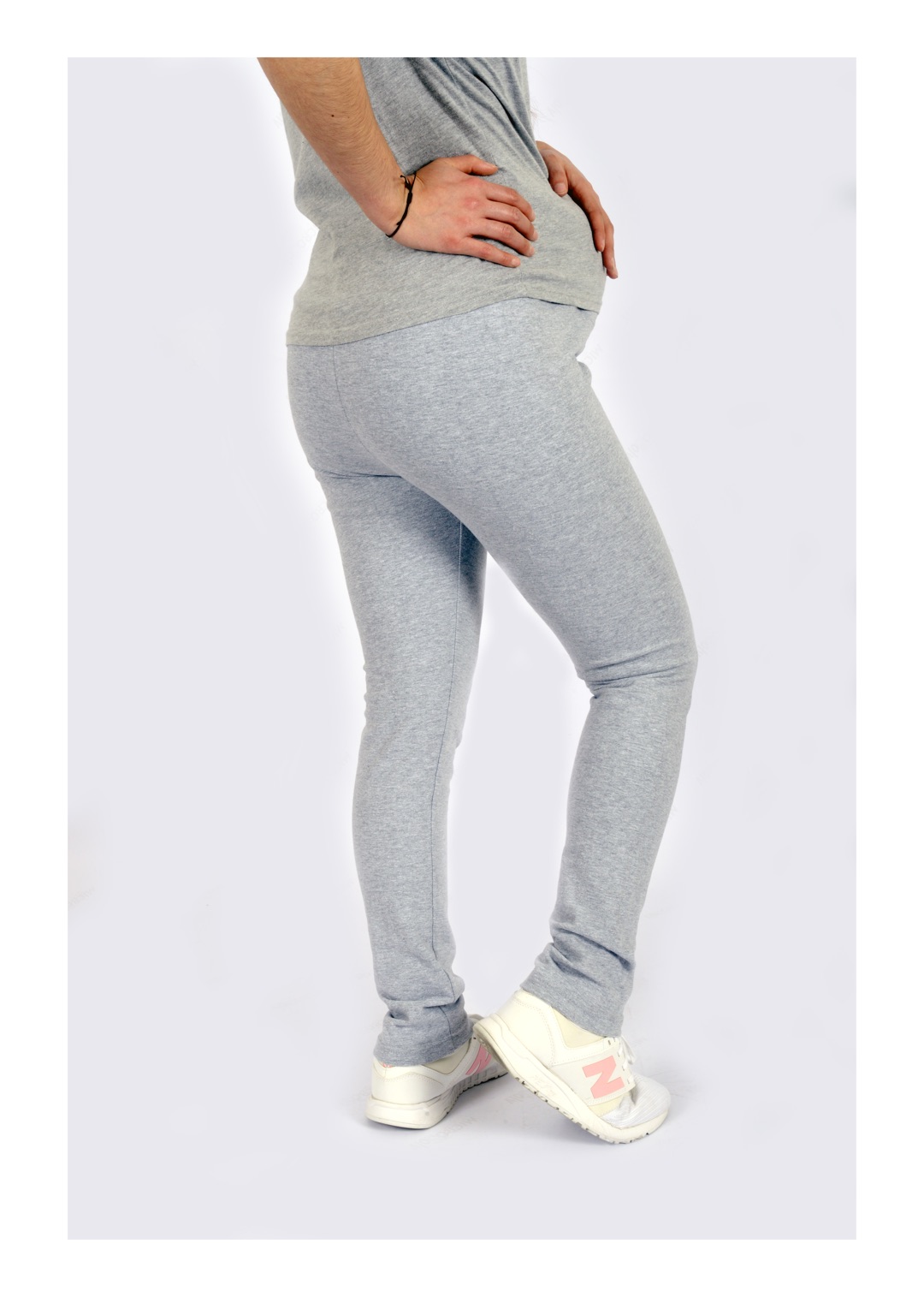 CALZA MUJER VEBBA MATERNITY CLOTHES GRIS MATERNAL VEBBA ELASTICADA CON AJUSTE - 3