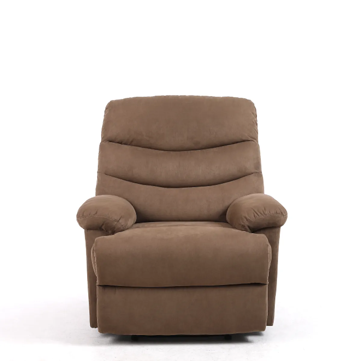 BERGERE RECLINABLE AUSTEN COMPACTO MICROFIBRA CAFE SILLON DE DESCANSO MANUAL - 2