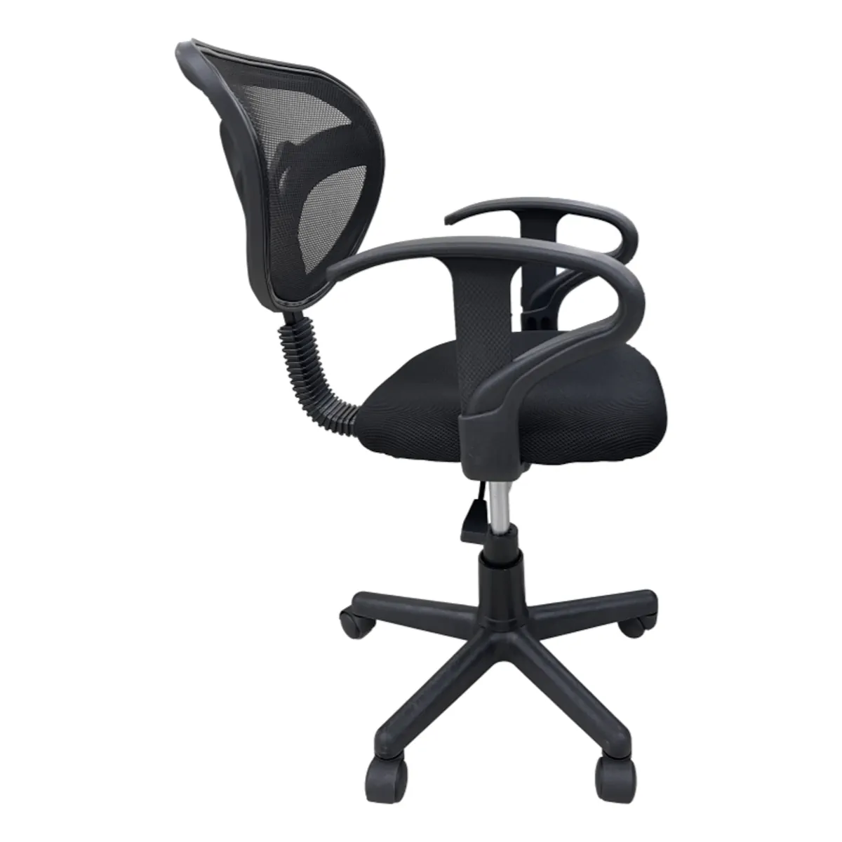 SILLA DE OFICINA STERLING COMPACTA NEGRA MALLA TRANSPIRABLE  Y ERGONOMICA - 2