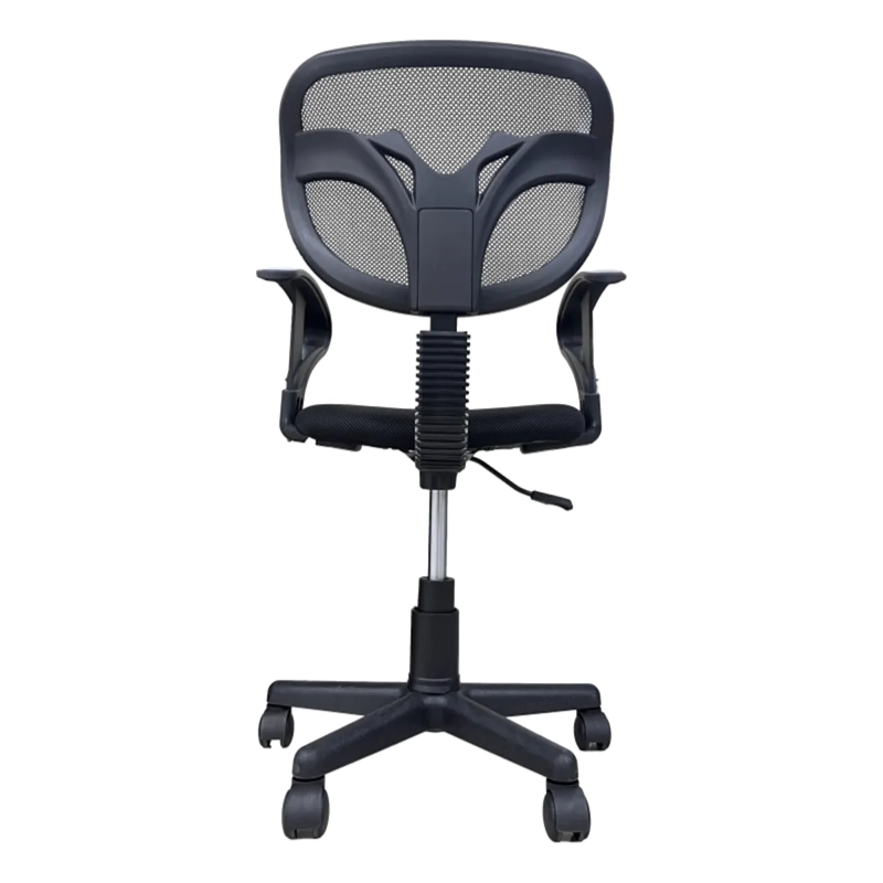 SILLA DE OFICINA STERLING COMPACTA NEGRA MALLA TRANSPIRABLE  Y ERGONOMICA - 4