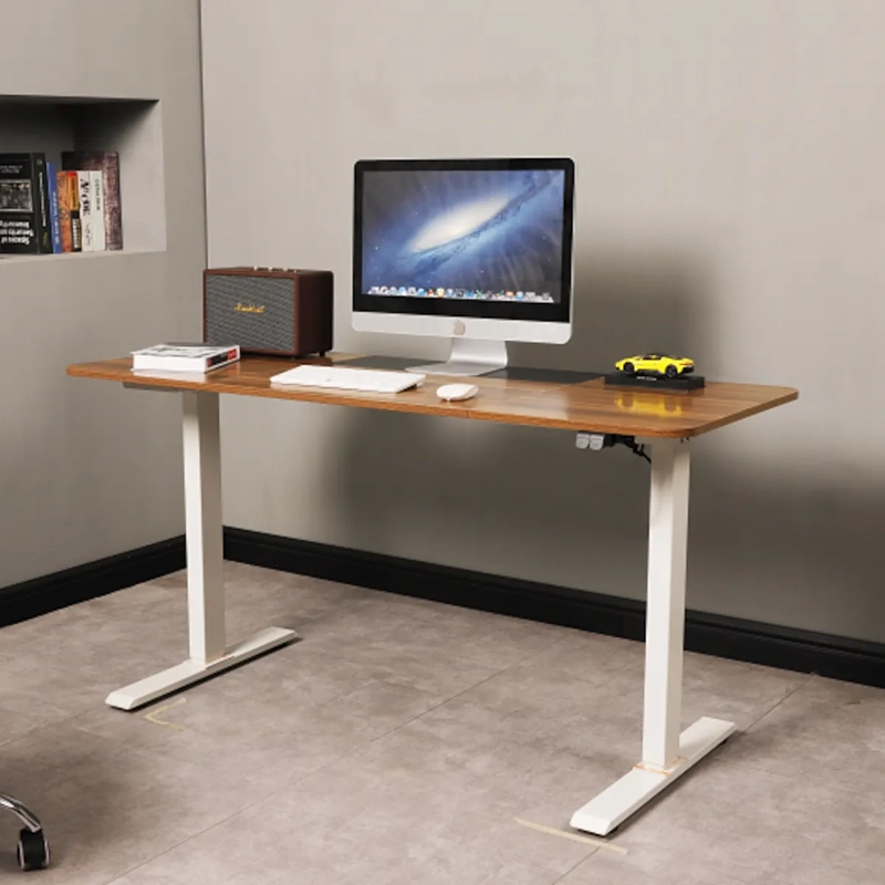 ESCRITORIO ELECTRICO HARMONY FLOW 140CM DE ALTURA REGULABLE 72/120CM NOGAL BLANCO - 3