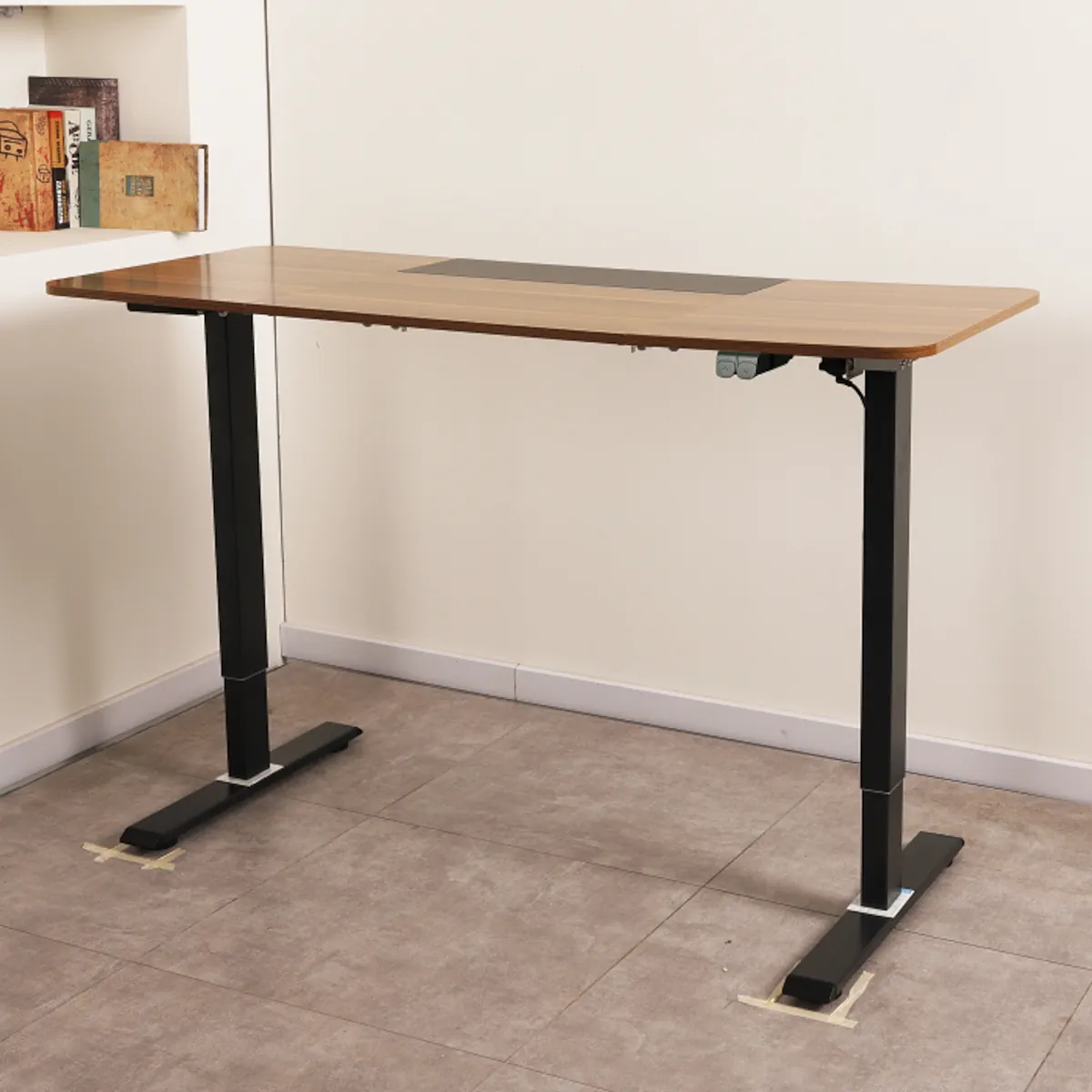 ESCRITORIO ELECTRICO HARMONY FLOW 140CM DE ALTURA REGULABLE 72/120CM NOGAL NEGRO - 2