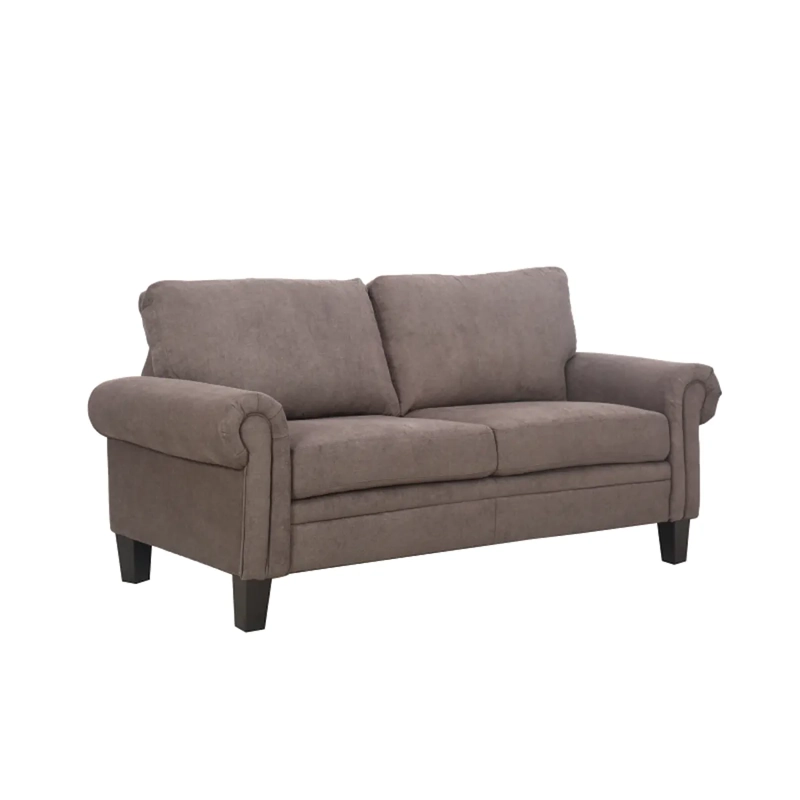 SOFA CALLISBURG 2 CUERPOS CHENILLE GRIS - 1
