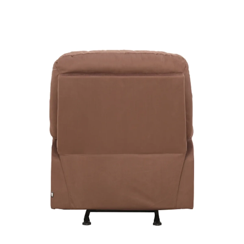 BERGERE RECLINABLE BUZZATI COMPACTO MICROFIBRA TEXTURIZADA COLOR MOCA SILLON DE DESCANSO - 4