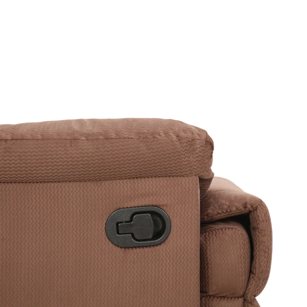 BERGERE RECLINABLE BUZZATI COMPACTO MICROFIBRA TEXTURIZADA COLOR MOCA SILLON DE DESCANSO - 5