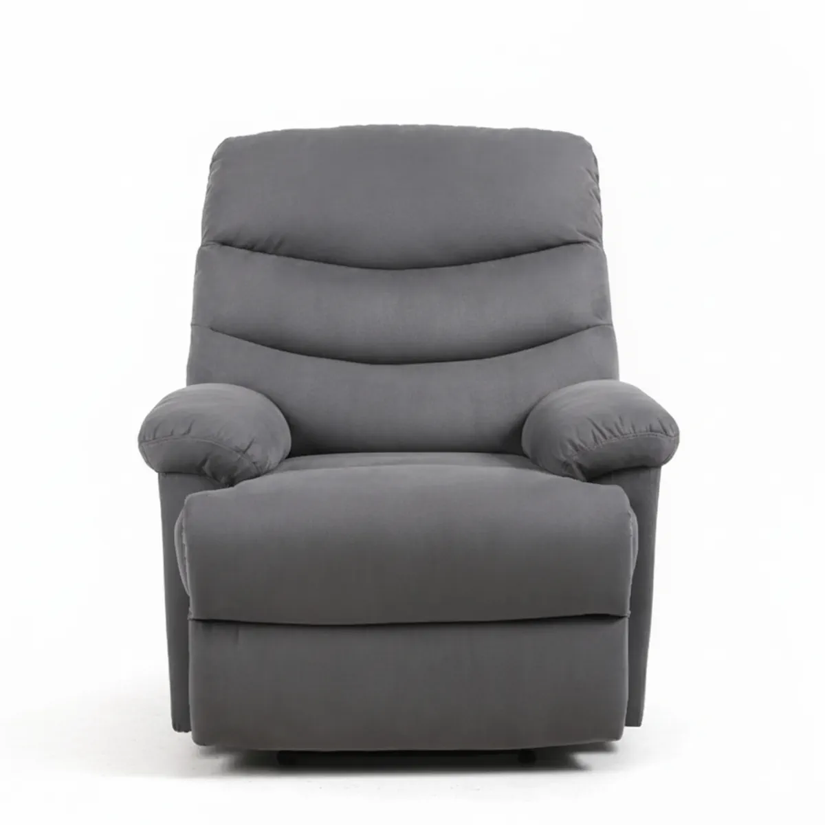 BERGERE RECLINABLE AUSTEN COMPACTO MICROFIBRA GRIS - 2