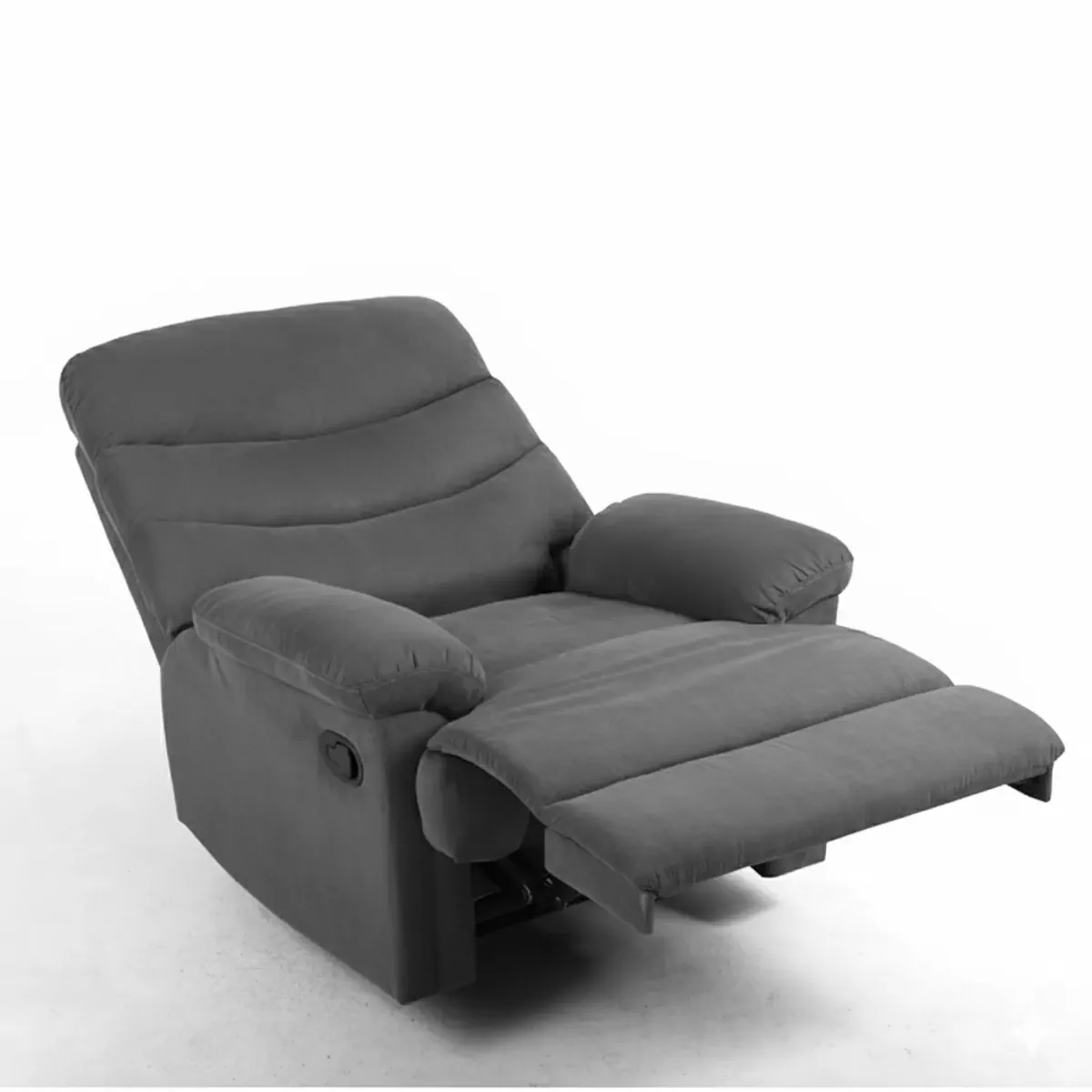 BERGERE RECLINABLE AUSTEN COMPACTO MICROFIBRA GRIS - 4
