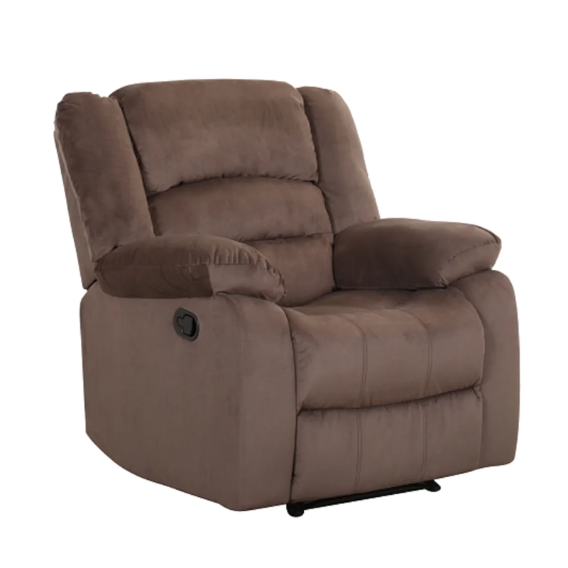 BERGERE RECLINABLE CIORAN SILLON DESCANSO MICROFIBRA ATERCIOPELADA CHOCOLATE - 1