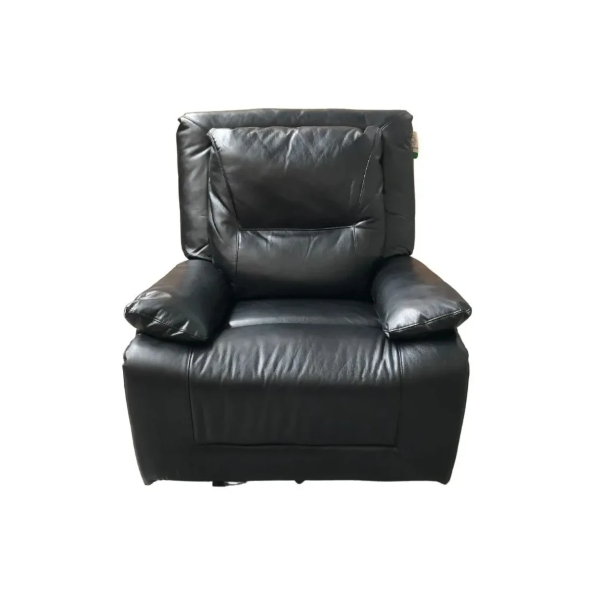 BERGERE RECLINABLE BECKETT CON FUNCION MECEDORA ECOCUERO NEGRO SILLON DE DESCANSO - 2