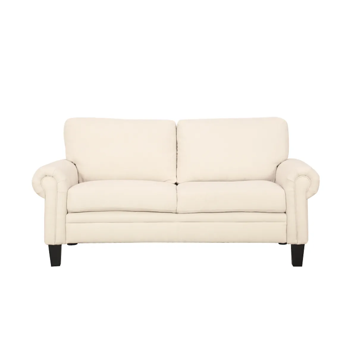SOFA CALLISBURG 2 CUERPOS CHENILLE BLANCO - 2