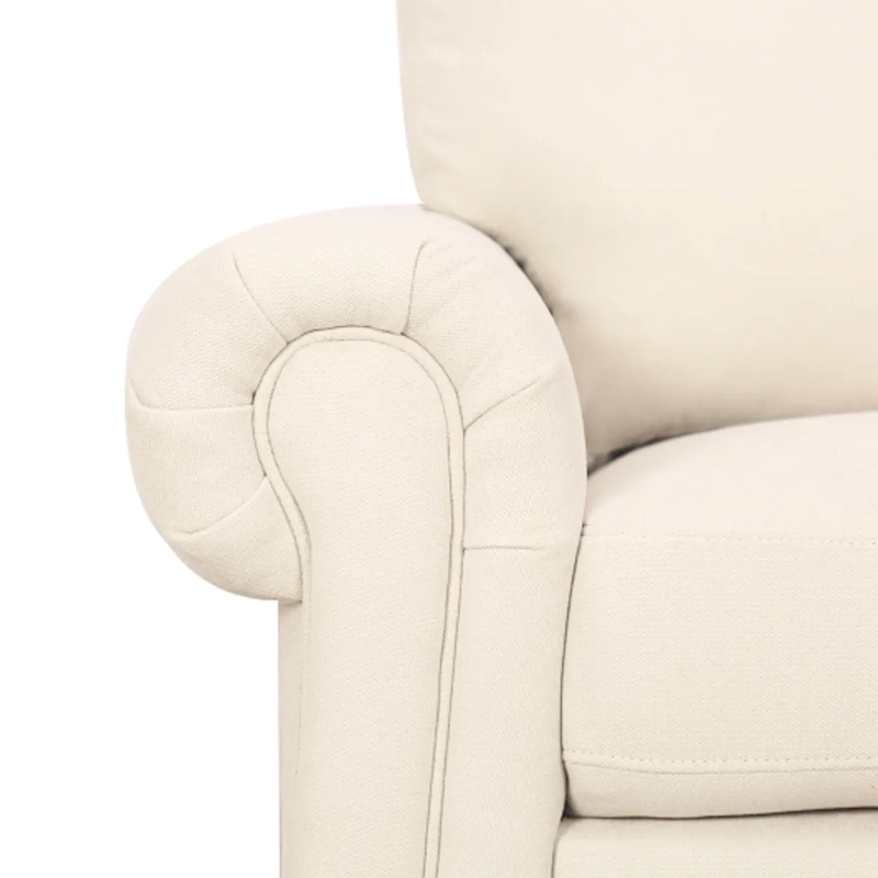 SOFA CALLISBURG 2 CUERPOS CHENILLE BLANCO - 3