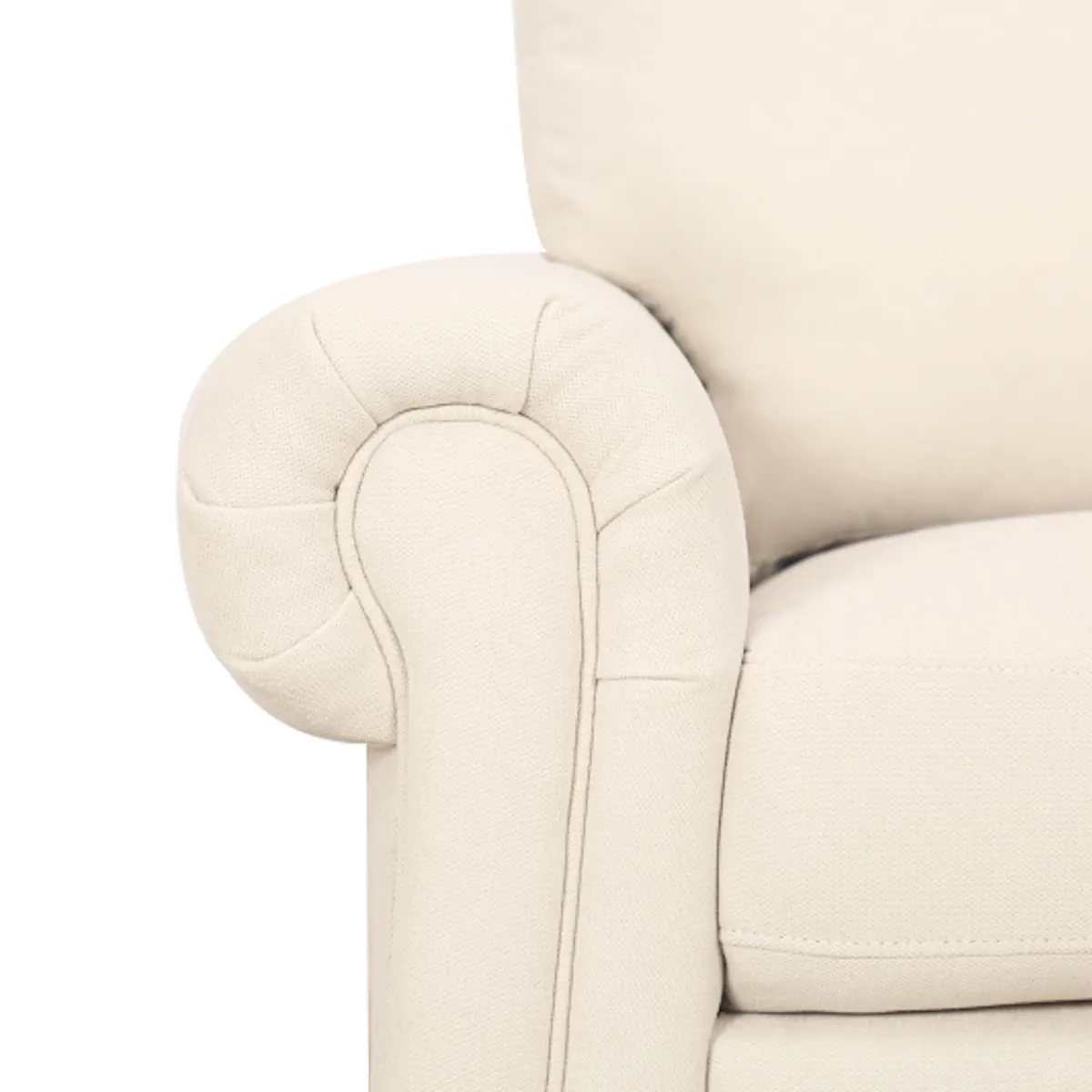 SOFA CALLISBURG 3 CUERPOS CHENILLE BLANCO - 4
