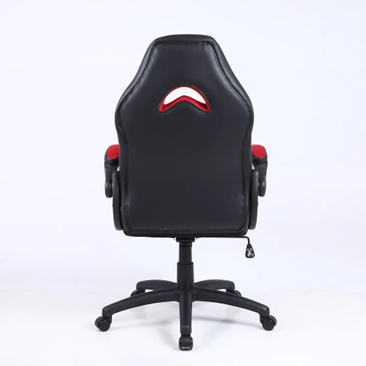 SILLA EJECUTIVA OXFORD ROJA APOYABRAZOS ROTATIVOS ERGONOMICA Y FUNCION MECEDORA - 7