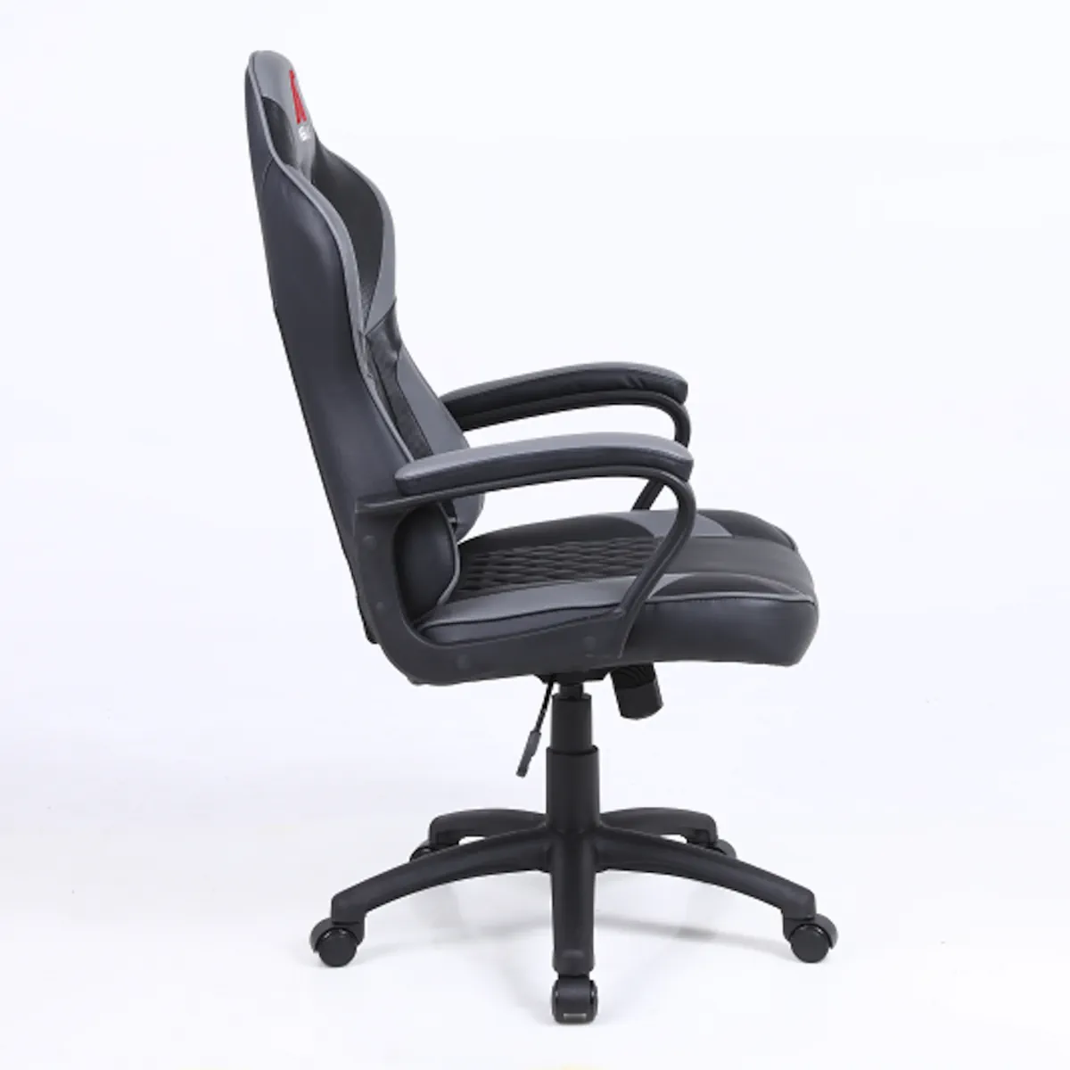 SILLA EJECUTIVA PRESTON GRIS ECOCUERO ERGONOMICA Y FUNCION MECEDORA - 7