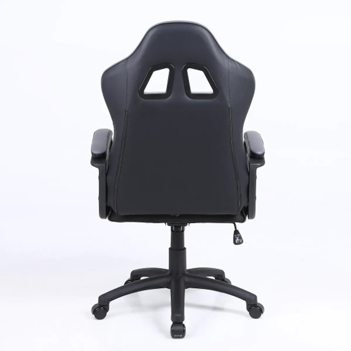 SILLA EJECUTIVA PRESTON GRIS ECOCUERO ERGONOMICA Y FUNCION MECEDORA - 8