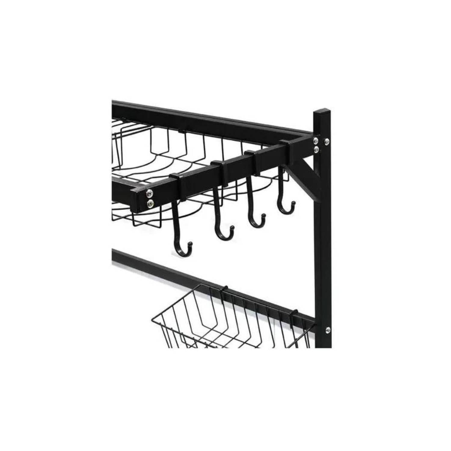 SECADOR DE PLATOS ESCURRIDOR DE LOZA 85CM ORGANIZADOR - 3