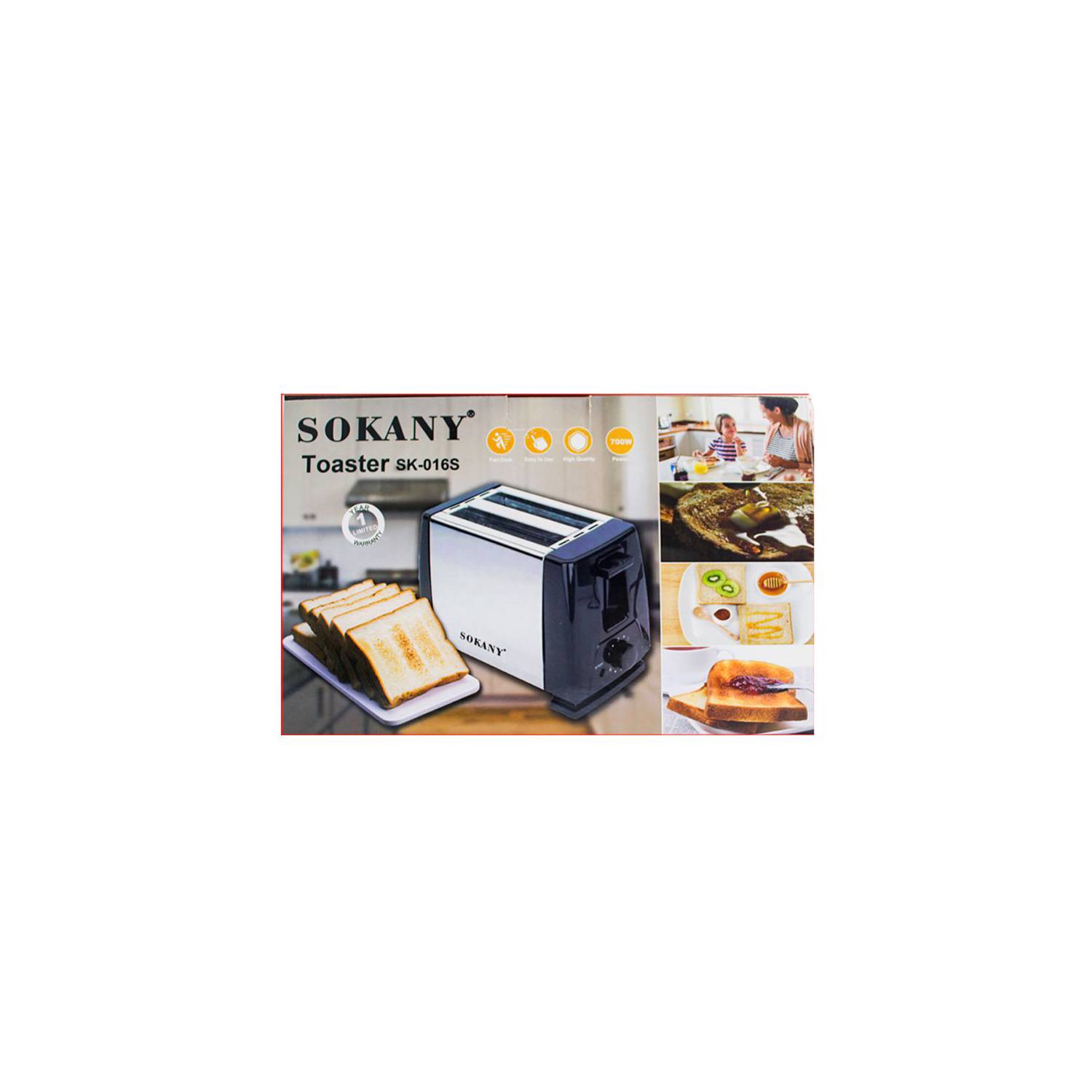 TOSTADORA AUTOMÁTICA SK-016 SOKANY - 3