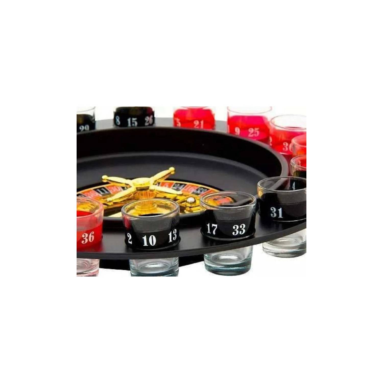 JUEGO DE MESA JUEGO DE RULETA CON VASOS DRINKING ROULETTE - 2