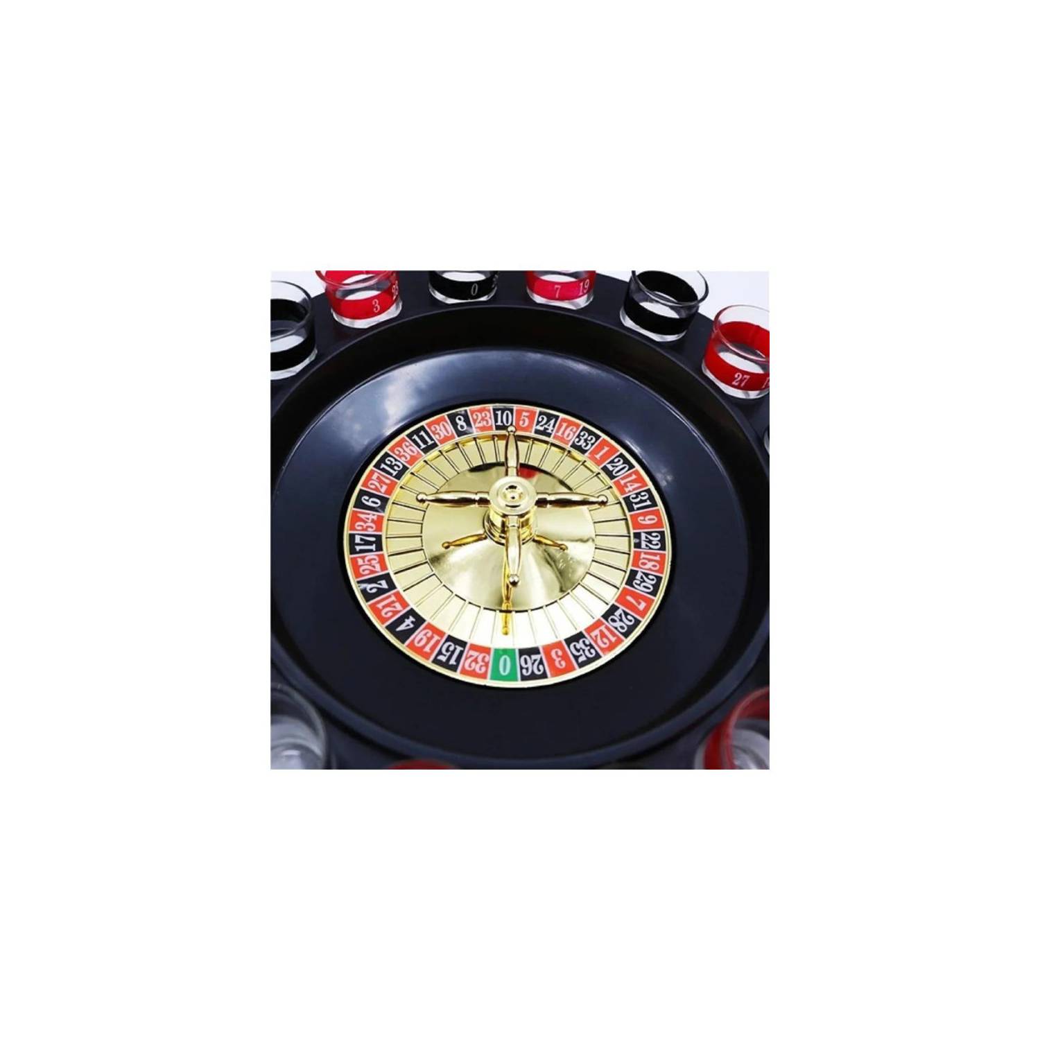 JUEGO DE MESA JUEGO DE RULETA CON VASOS DRINKING ROULETTE - 3