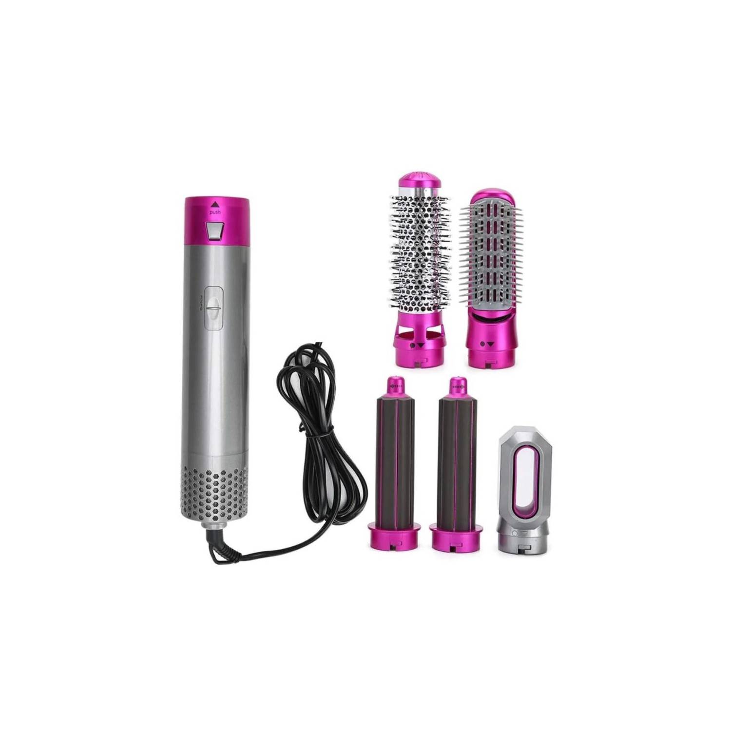 CEPILLO SECADOR RIZADOR DE PELO 5 EN 1 MULTIFUNCIONAL - 4
