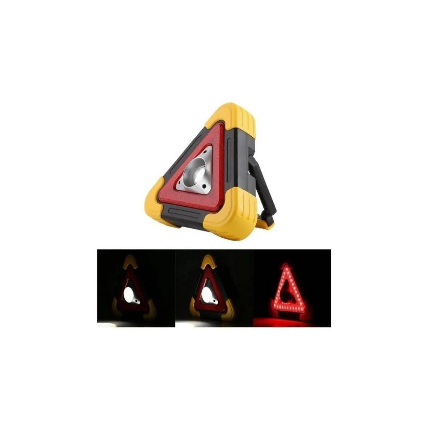 TRIANGULO SEGURIDAD LED SOLAR LUCES EMERGENCIA LED AUTO - 2