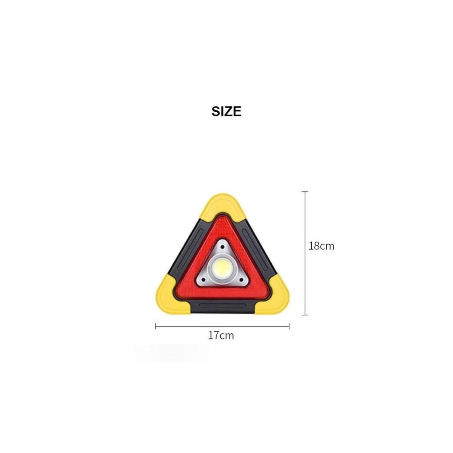TRIANGULO SEGURIDAD LED SOLAR LUCES EMERGENCIA LED AUTO - 3
