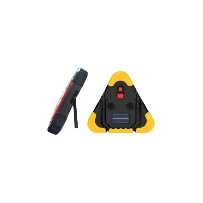 LUZ EMERGENCIA TRIANGULO LED RECARGABLE SOLAR - 3